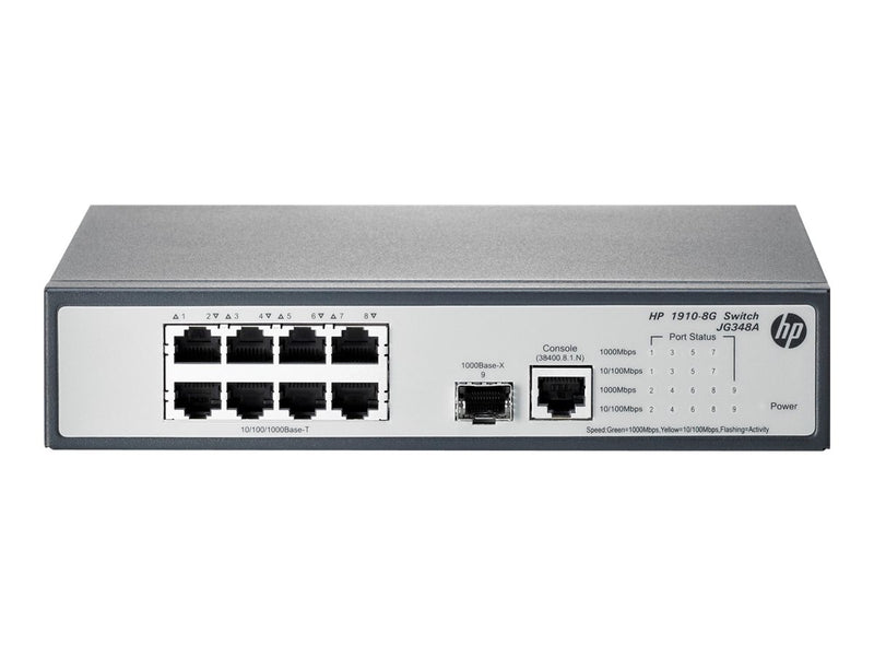 HP Enterprise Netzwerk-Switch – 8 Ports, Gigabit-Geschwindigkeit
