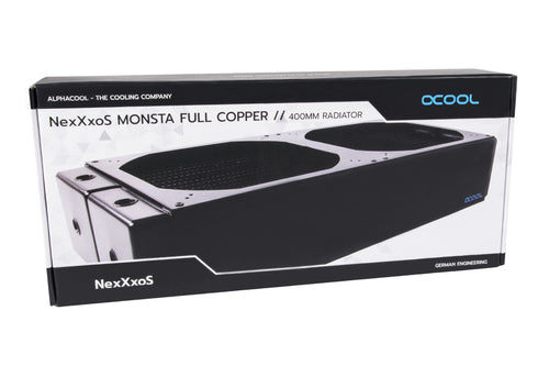 Alphacool NexXxoS Monsta Radiator – 400mm, Kupfer für effiziente Kühlung