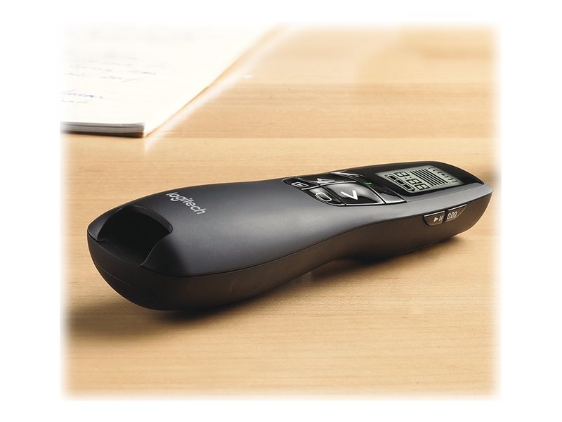 Logitech R800 Pro Presenter – 30 m Reichweite, einfach zu bedienen