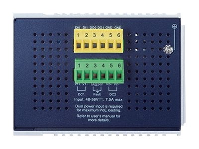 PLANET TECHNOLOGY Netzwerk-Switch – 16 PoE+ Ports, einfache Montage
