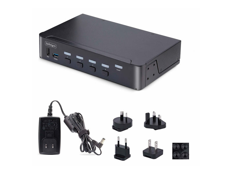 StarTech KVM-Switch – 4 Ports, 8K Display-Unterstützung