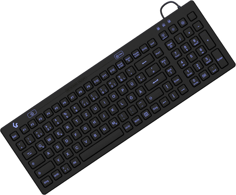 KEYSONIC Industrietastatur – Kompakt, hygienisch, beleuchtet