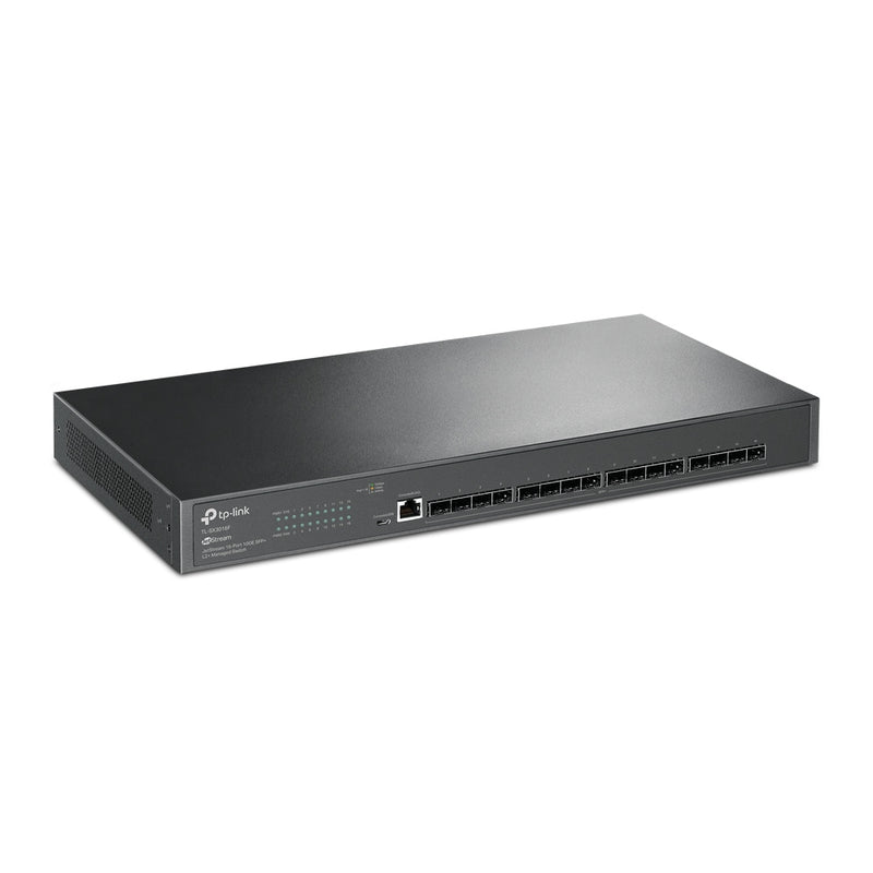 TP-Link 16-Port Managed Switch – Schnelles Netzwerk, 10G-Glasfaser
