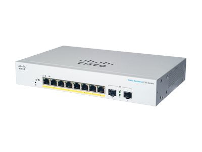Cisco 8-Port Smart Switch – PoE+, Gigabit Ethernet