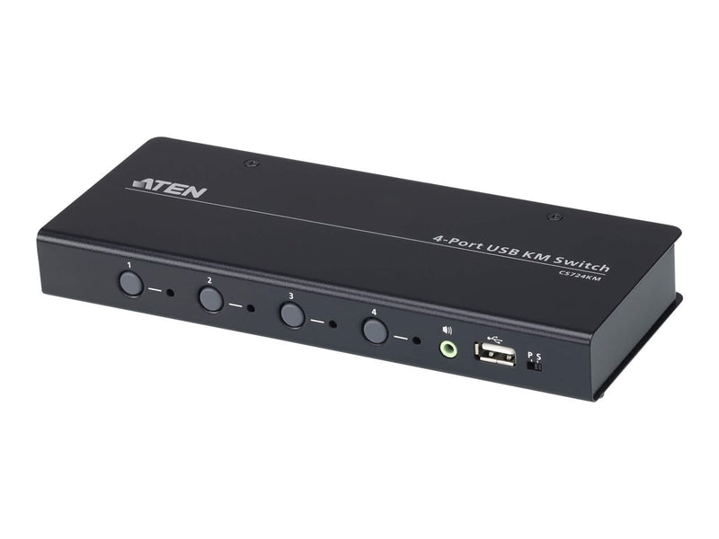 ATEN KM Switch – 4 Geräte, einfache Steuerung per USB