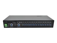 Exsys USB 3.0 Hub – 16 Ports, Überspannungsschutz