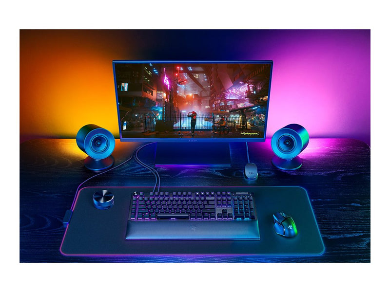 Razer Nommo V2 Pro Lautsprecher – 2.1 Sound, RGB-Beleuchtung