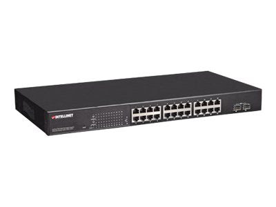 Intellinet 24-Port Gigabit Switch – PoE+ für einfache Netzwerkverwaltung