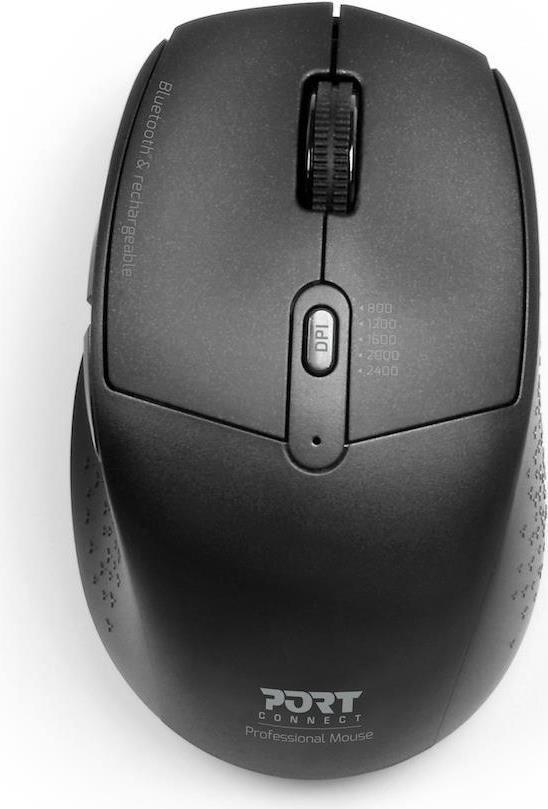 PORT Maus – Wiederaufladbar, Bluetooth & USB-Empfänger
