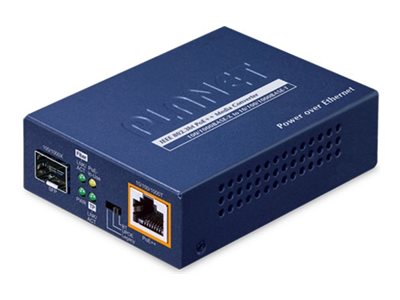 Planet Technology Medienkonverter – 1000 Mbit/s, PoE-Unterstützung