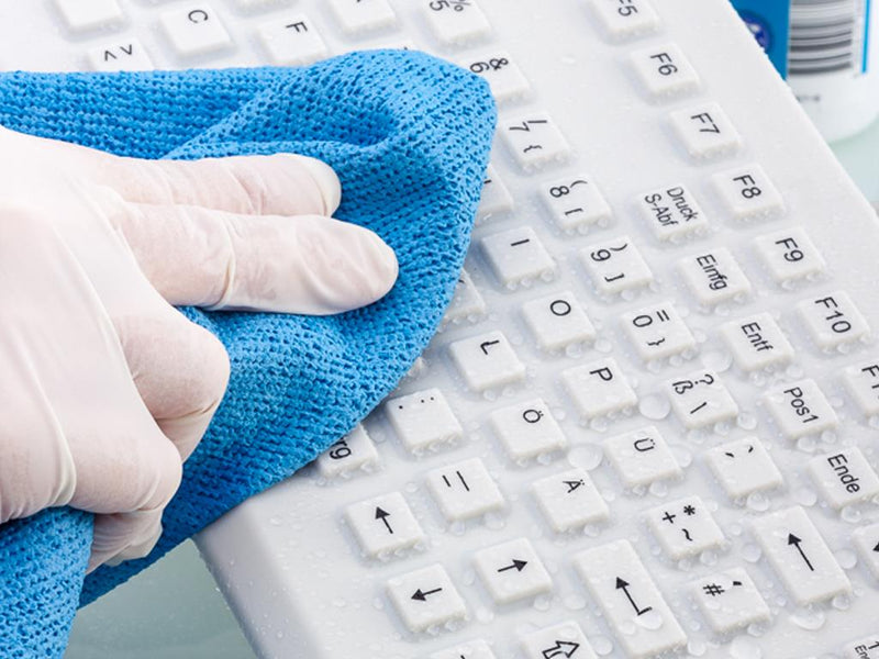 GETT Silikon-Tastatur – Wasserdicht, desinfizierbar