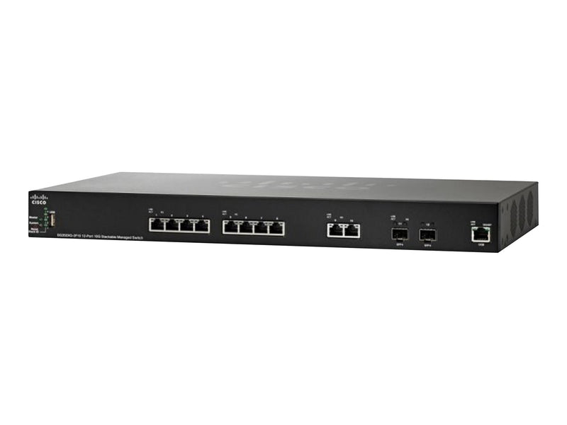 Cisco Business Switch – 12 Anschlüsse, stapelbar, 10 Gigabit