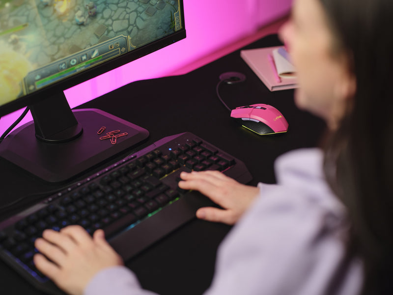 TRUST Gaming-Maus – Beleuchtet, 6 Tasten, Kabelgebunden