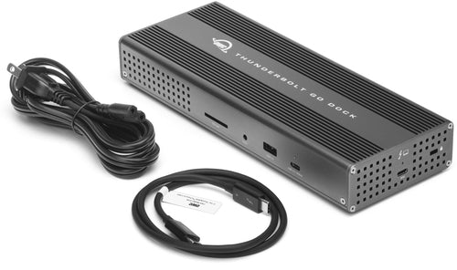 OWC Thunderbolt 4 Dockingstation – Integriertes Netzteil, 90 W Ladeleistung