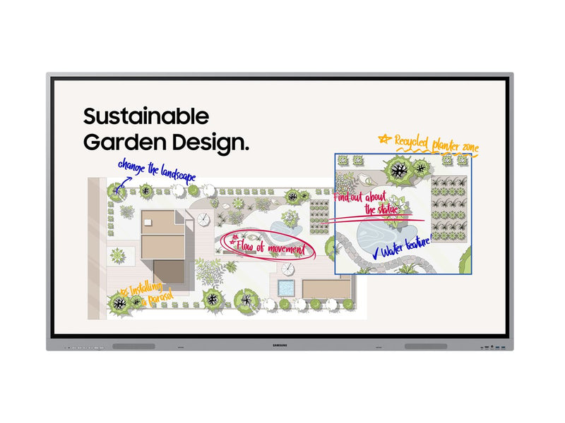 Samsung 86" Interaktives Display – 4K UHD, Multitouch