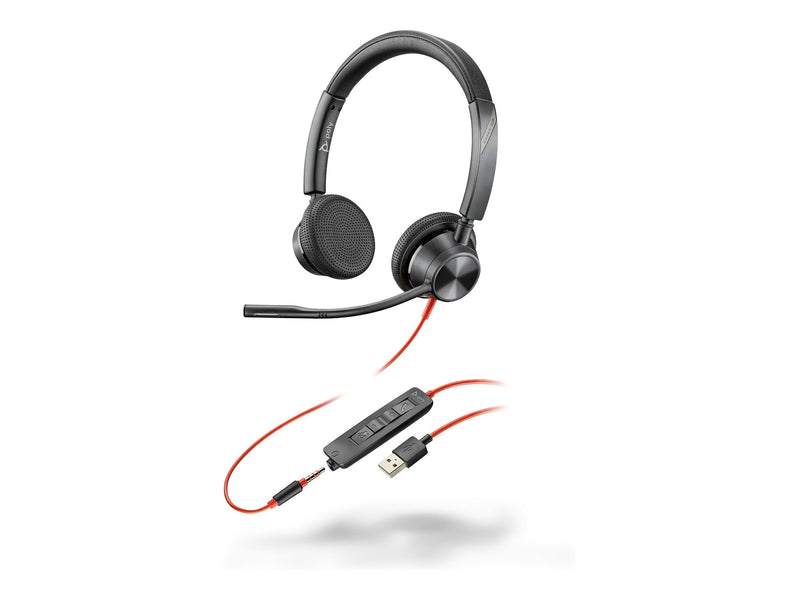 HP Poly Blackwire 3325 Headset – Komfortables Design, einfache Verbindung
