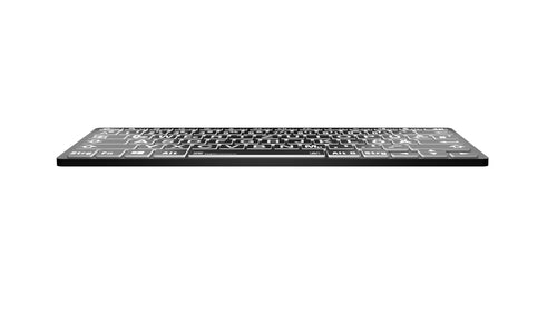 Logic-Keyboard XL-Tastatur – Große Tasten, Weiß auf Schwarz