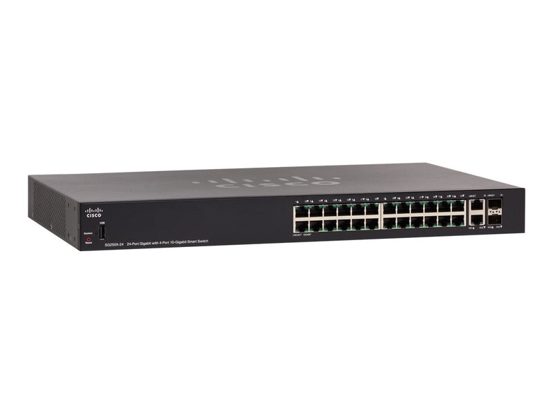 Cisco Netzwerk-Switch – 24 Gigabit-Ports, einfache Einrichtung