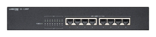 LANCOM Netzwerk-Switch – 8 Ports, leiser Betrieb