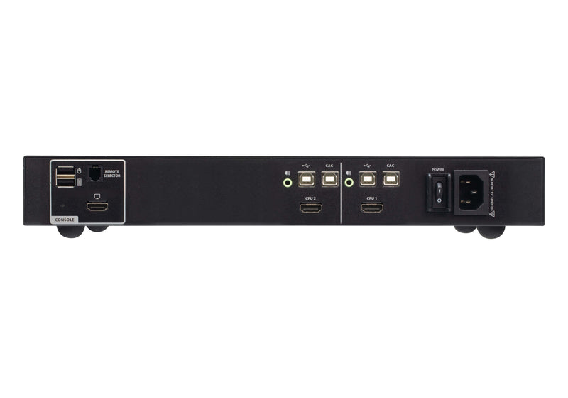 ATEN 2-Port HDMI KVM-Switch – 4K Video, USB-Anschlüsse