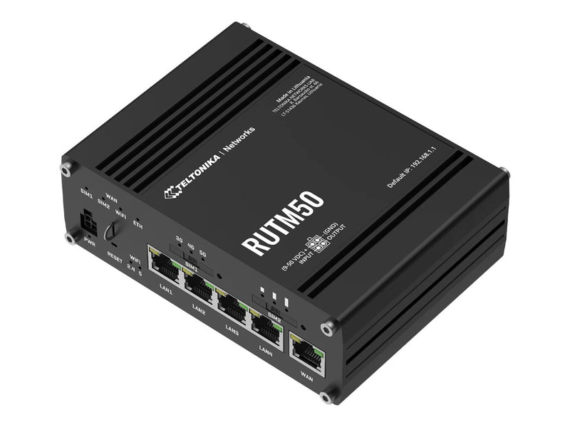Teltonika RUTM50 Wireless Router – Flexibel für Kabel und WLAN