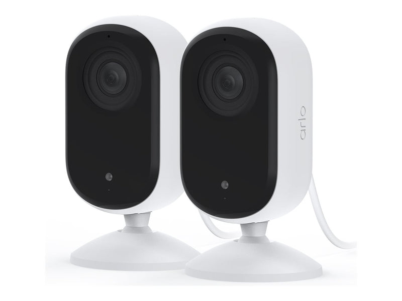 Arlo 2K Indoor-Kamera 2er-Set – WLAN, Zweiwege-Audio