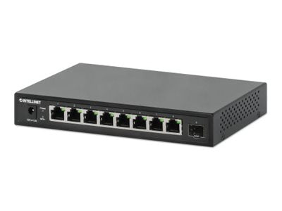Intellinet 8-Port Netzwerk-Switch – 2,5G Geschwindigkeit, Wandmontage