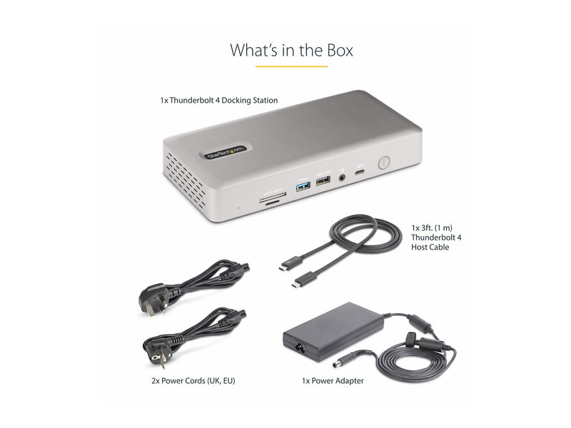 StarTech Thunderbolt 4 Dockingstation – 4K Multi-Monitor Unterstützung