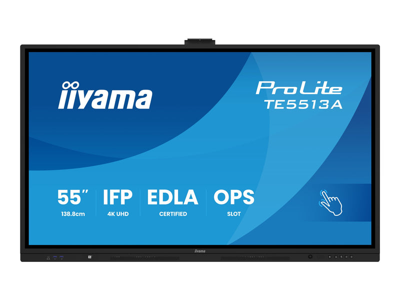 Iiyama 55" Touchscreen-Display – 4K UHD, interaktiv für Präsentationen