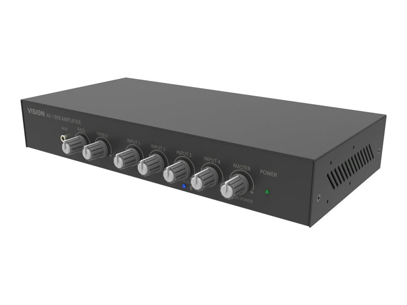 VISION Audio-Mixer-Verstärker – 4-Kanal, Bluetooth-fähig