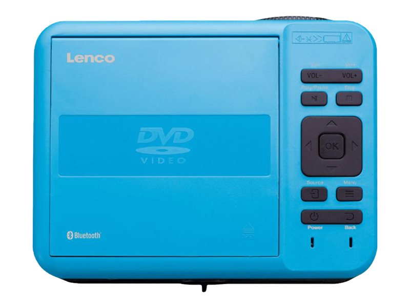 Lenco LCD-Projektor – Integrierter DVD-Player, Bluetooth