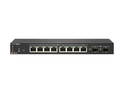 SonicWall Netzwerk-Switch – 8 PoE-Anschlüsse, 1 Jahr Support