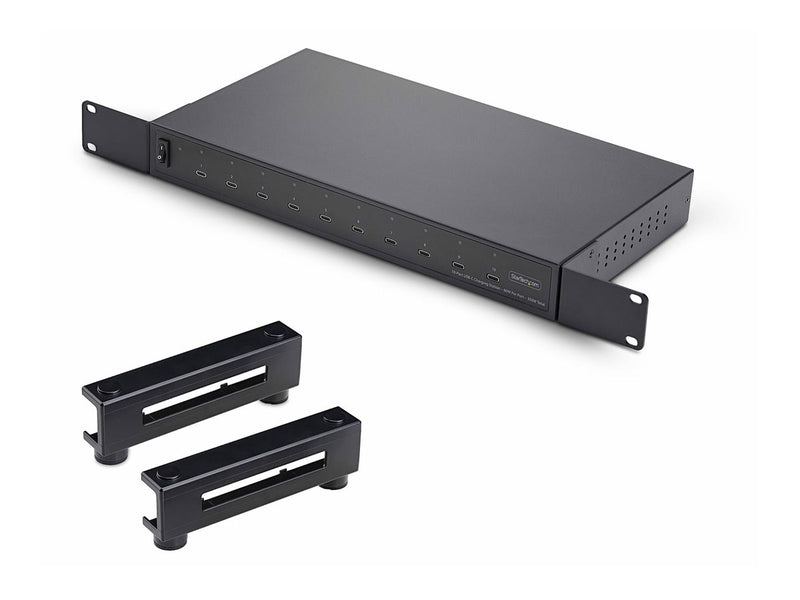 Startech 10-Port USB-C Ladestation – Schnelles Laden für Büro & Schule