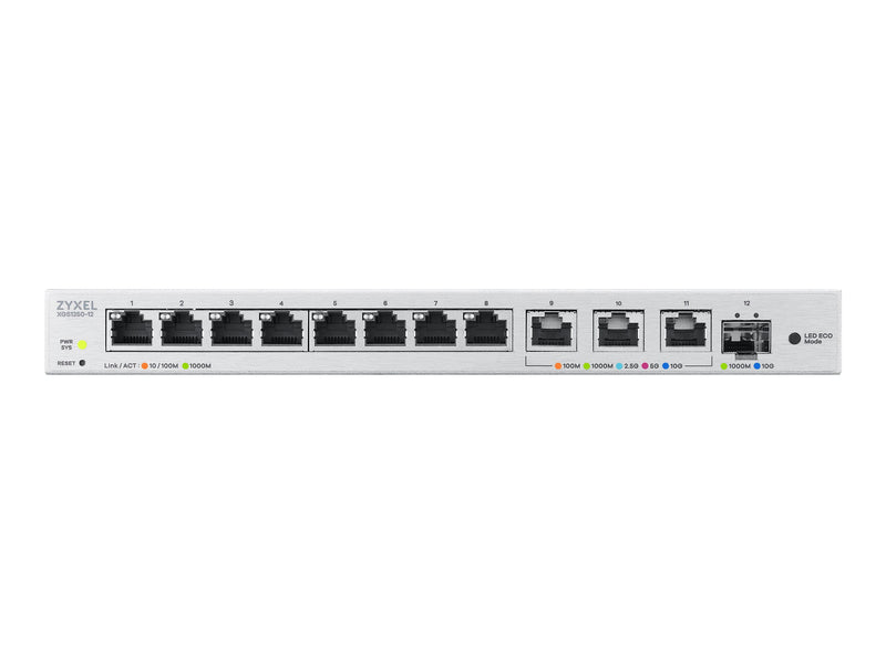 Zyxel Netzwerk-Switch – 12 Ports, Multi-Gigabit, Glasfaser