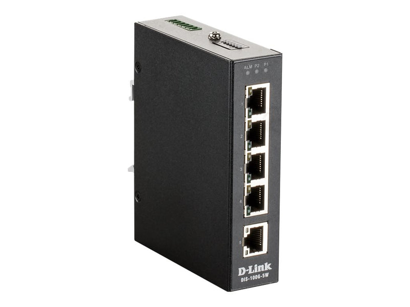 D-Link 5-Port Gigabit Switch – Robust für raue Umgebungen
