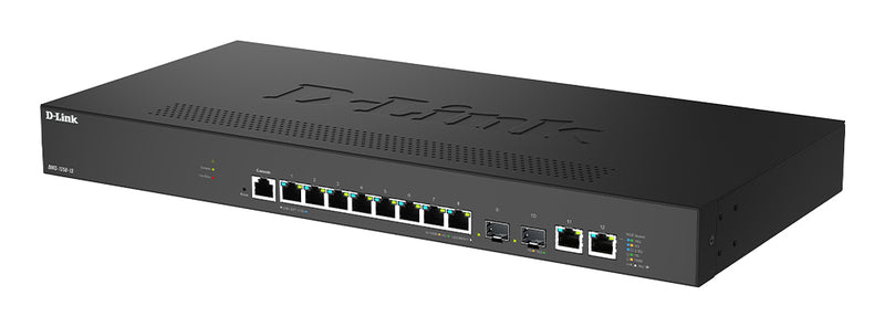 D-Link 12-Port Netzwerk-Switch – Schnelle Datenübertragung, Smart-Management