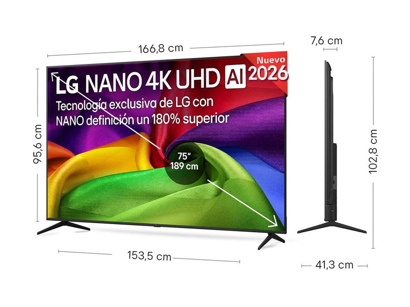 LG 75" Smart-TV – 4K UHD, lebendige Farben