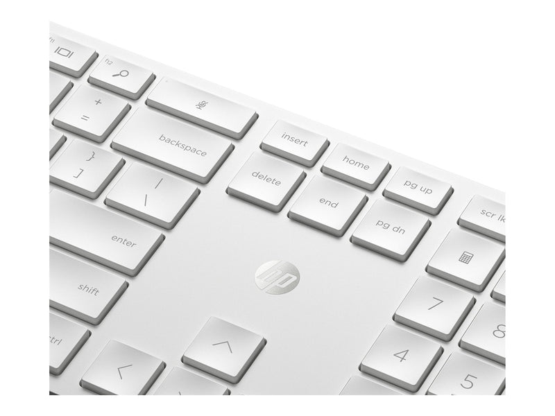 HP Kabelloses Tastatur-Maus-Set – 2.4 GHz Verbindung, Weiß