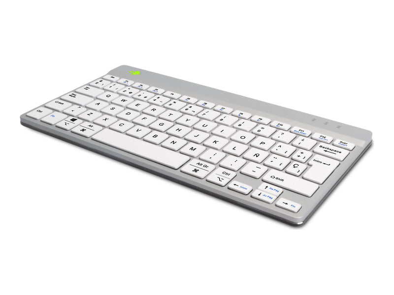 R-GO TOOLS Kompakt-Tastatur – Kabellos, mit Pauseanzeige