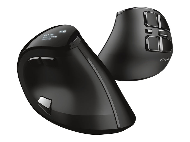 TRUST Voxx Vertikale Maus – Ergonomisch, Kabellos