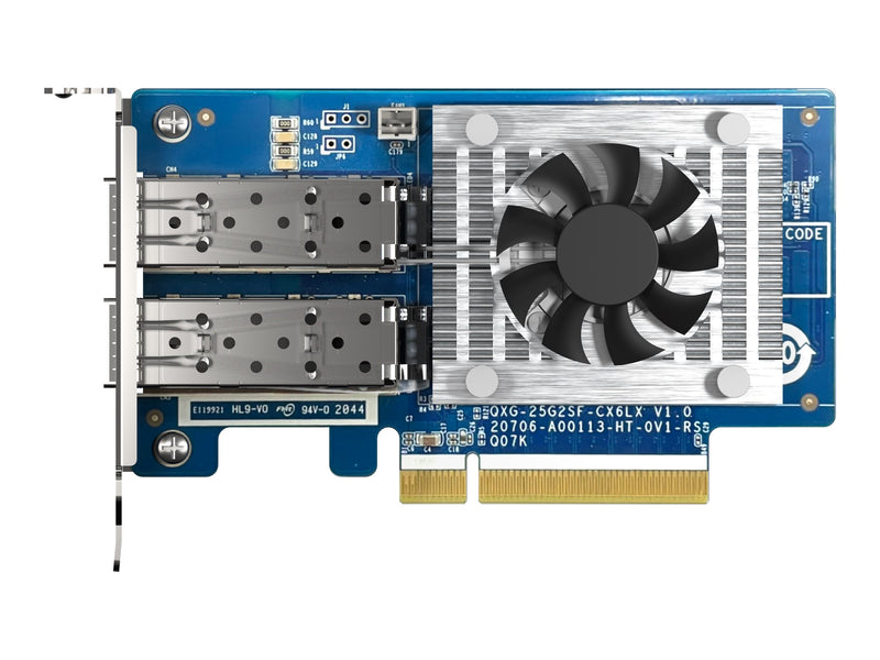 QNAP Netzwerkadapter – 25 Gbps, PCIe 4.0, 2 Ports