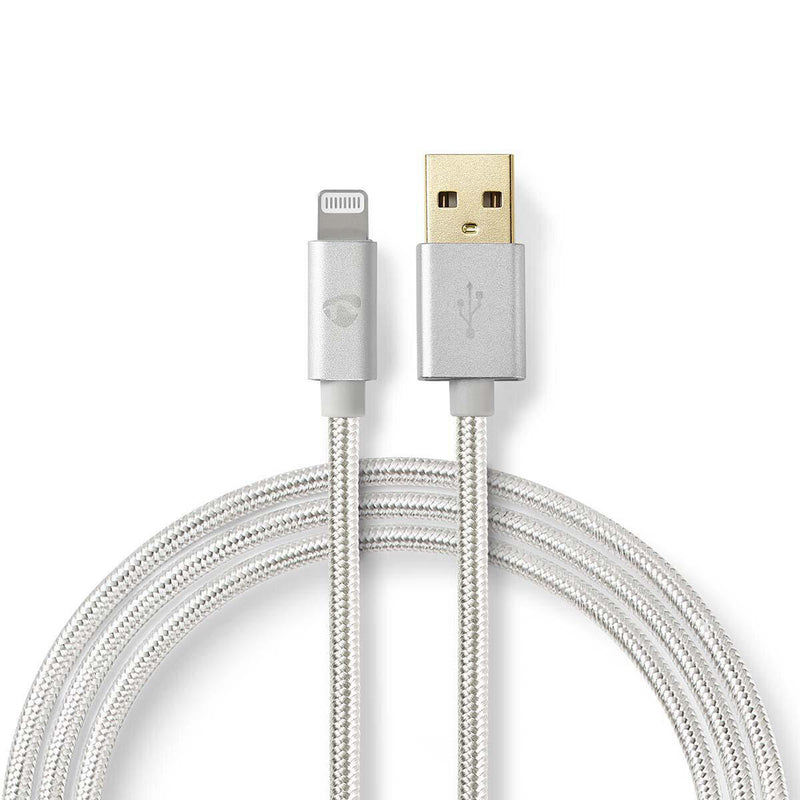 NEDIS Lightning-Kabel – 3 m Länge, USB zu Apple Lightning