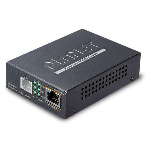 PLANET Ethernet zu VDSL2 Konverter – PoE+, 1-Port