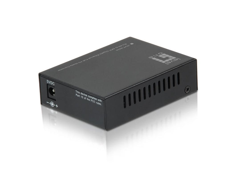 LevelOne Medienkonverter – RJ45 zu SFP, Gigabit, PoE-Unterstützung