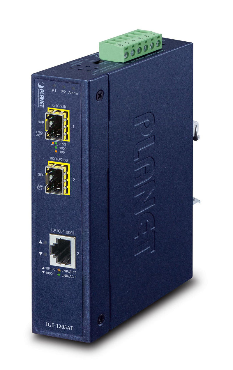 Planet Media-Konverter – 2 Ports, Gigabit Ethernet