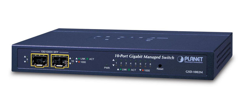 Planet Technology 8-Port Switch – Gigabit Ethernet, verwaltbar