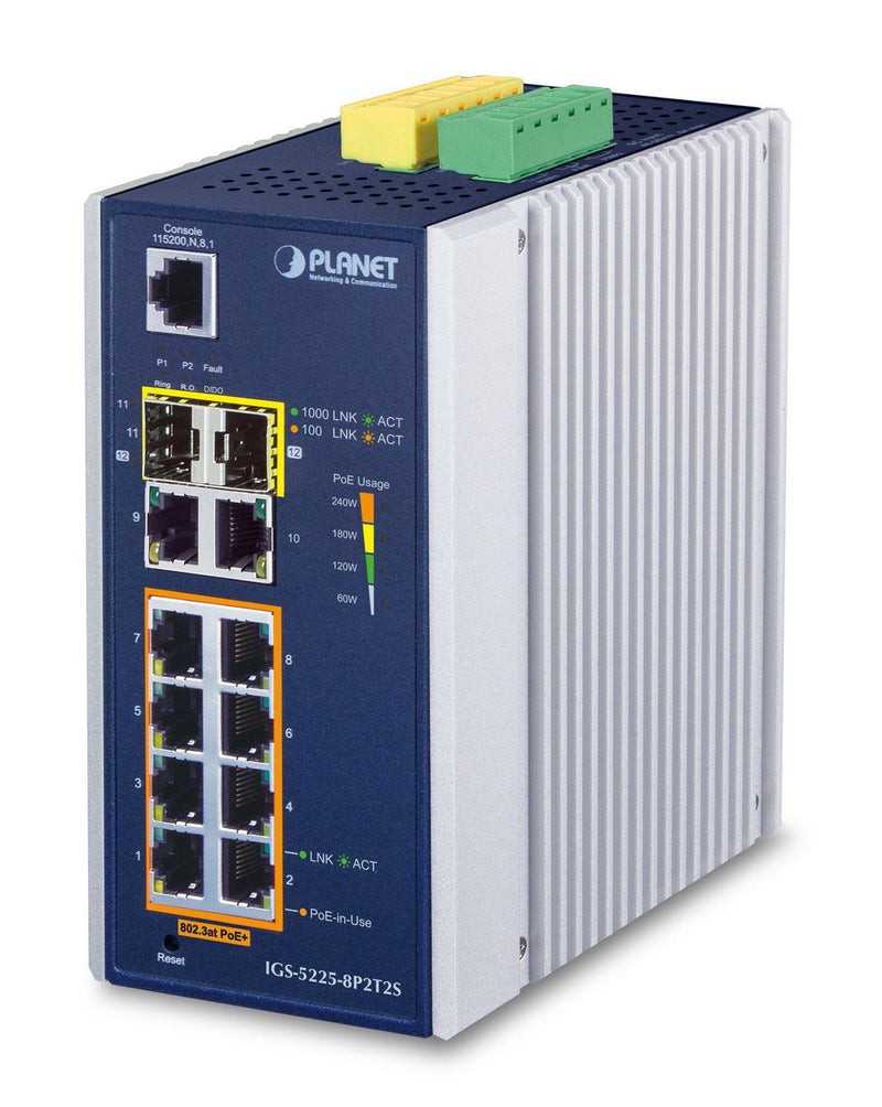 PLANET Switch – 8 Ports, PoE+ für zuverlässige Netzwerke