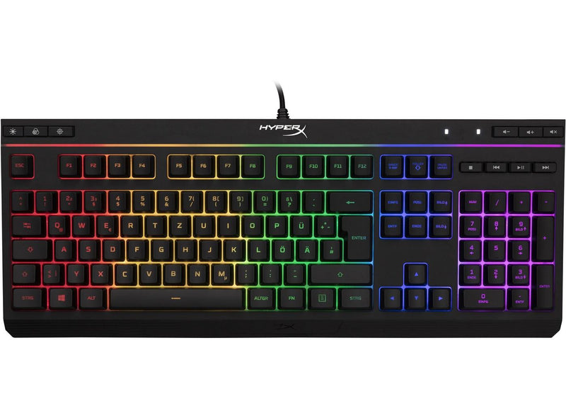 HP HyperX Alloy Core RGB Tastatur – Beleuchtet, leise Tasten