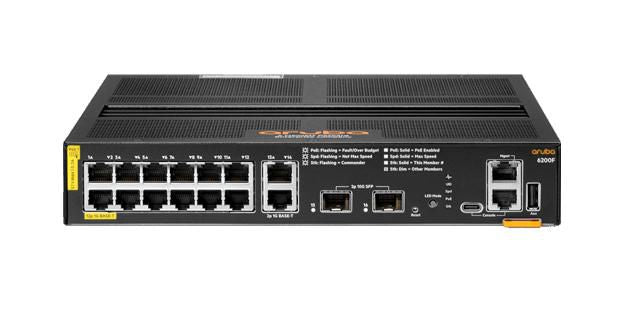 HP Enterprise Aruba Switch – 12 Anschlüsse, Cloud-fähig
