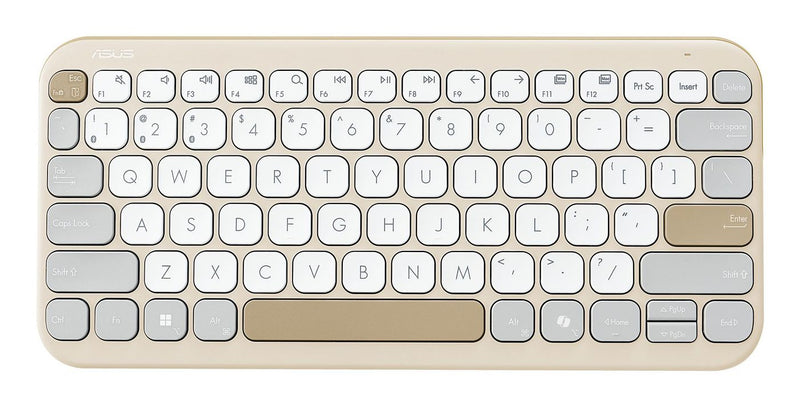 ASUS Marshmallow-Tastatur – Leise Tasten, kabellose Verbindung